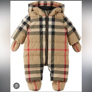 Burberry Baby Archive Beige Snow Suit